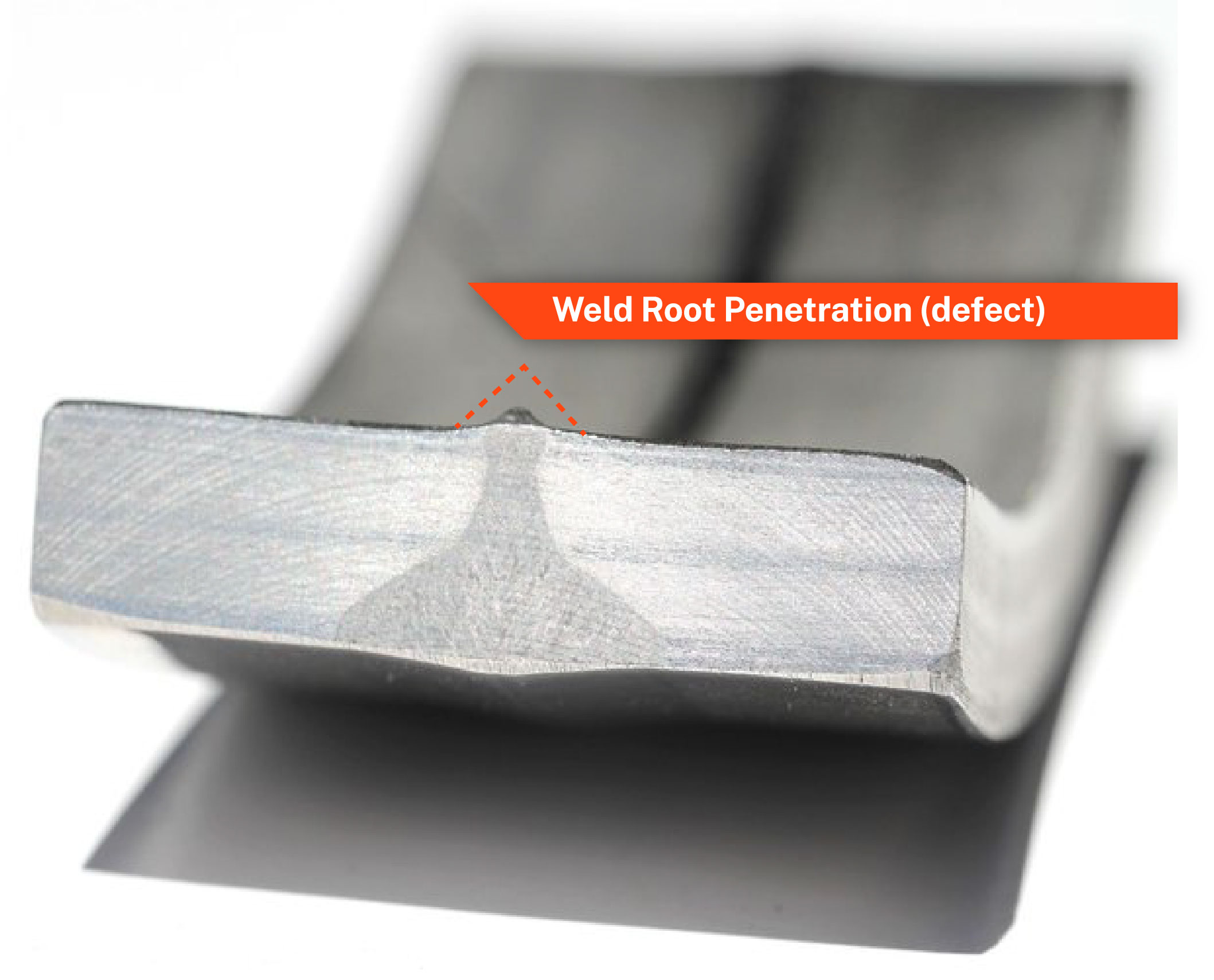 Weld root